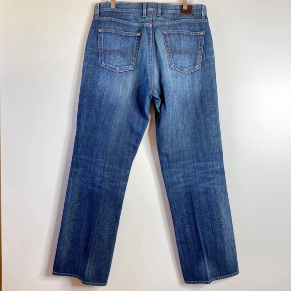 Lucky Brand Mens 181 Jeans Sz 36x32 Relaxed Straight Medium Wash 100% Cotton USA - Picture 5 of 16